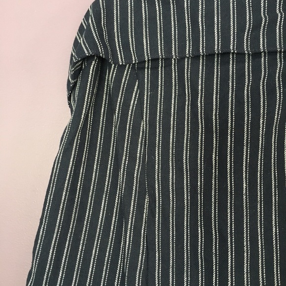 J Crew Turnover Top in Striped Linen - Picture 4 of 5